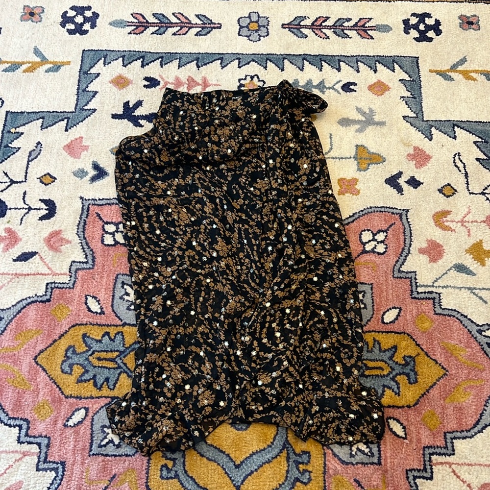 Sabina Musayev Floral Wrap Skirt